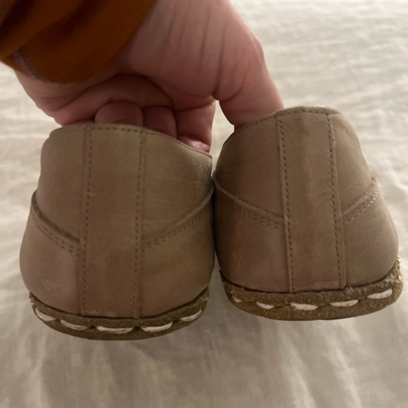 Nefes Handmade Barefoot Grounding Slip-On Loafer Shoes Taupe Leather 8 - 8.5 - Picture 8 of 12